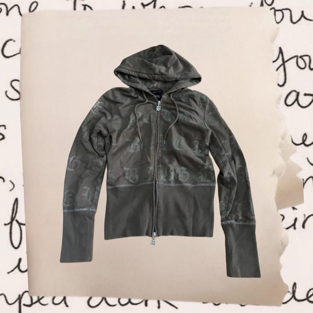 Vintage Y2k Bcbgmaxazria Double Zip Hoodie